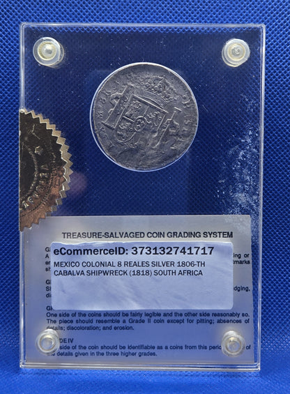 Cabalva Shipwreck 1806 8 Reale