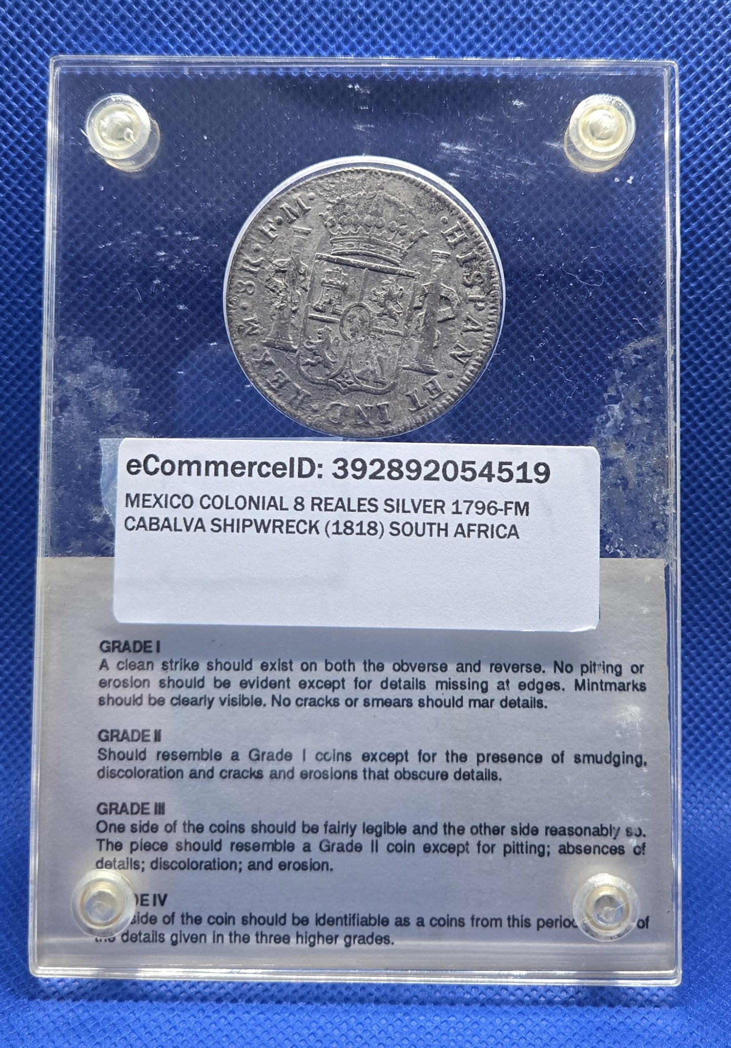 Cabalva Shipwreck 1796 8 Reale