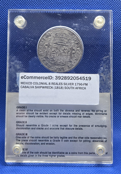 Cabalva Shipwreck 1796 8 Reale