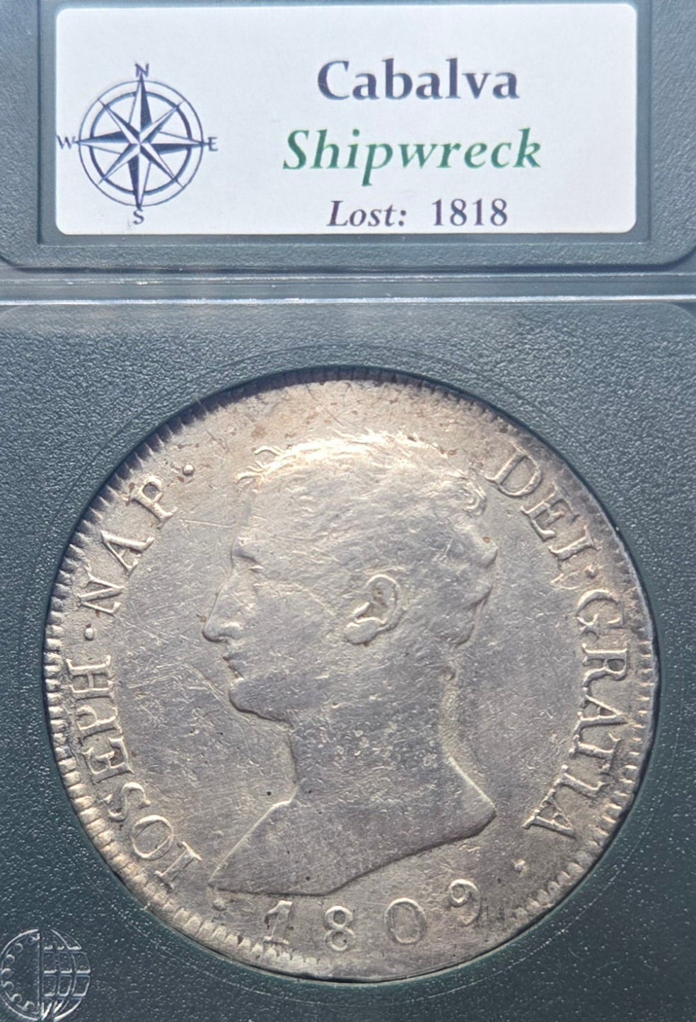 Cabalva Shipwreck 1809 8 Reale