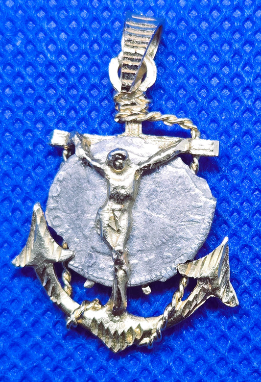 1776 El Cazador 1/2 reale Anchor Cross