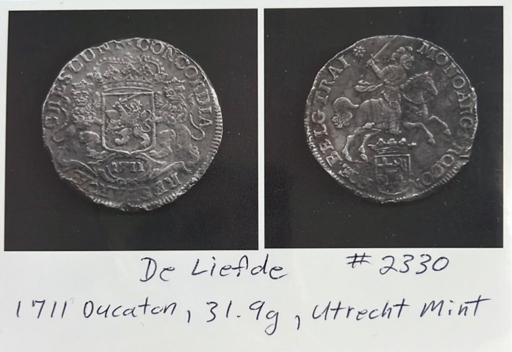 2330- De Liefde 1711 Ducaton, Utrecht Mint