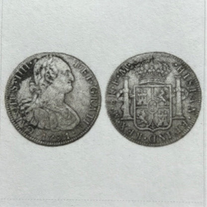 590- Mexico City, México, bust 8 reales, Charles IV, 1791FM