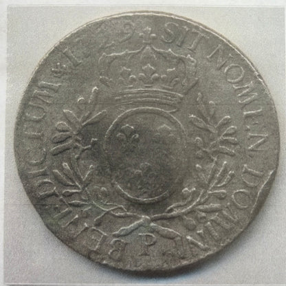 Treasure Coin from “La Auguste” France 1729-P (Dijon Mint) ECU